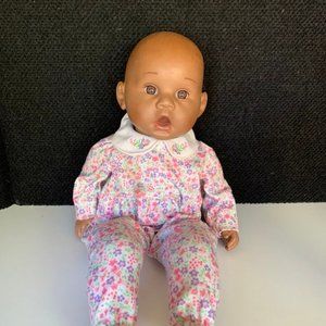 Madame Alexander 2016 Middleton Newborn African American black Baby Doll Floral